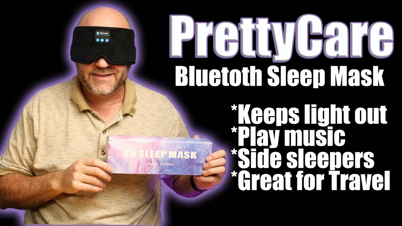 Bluetooth sleep mask great for Travel or just a peaceful nap or sleep