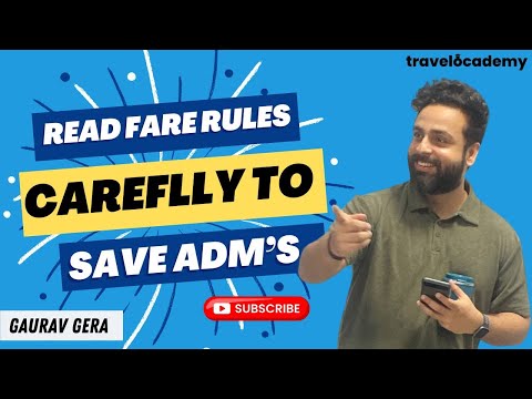 Amadeus Session 31 | How to read Fare Rules | Special Cases | Save Losses | GDS learning | Travel