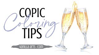 Copic Coloring Tips-  Color Realistic Glass