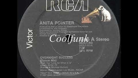 Anita Pointer - Overnight Success (12" Dance Mix 1987)