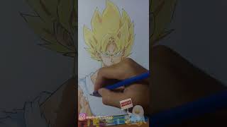 easiest coloring GOKU Ssj - Dragon Ball Z