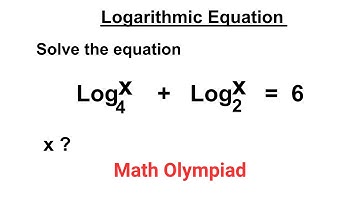 How to Solve Logarithmic Equations with Different Bases | Change of Base Formula Explained #WAEC