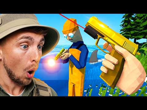 Using RARE Gold Gun to Fish in How to Fish