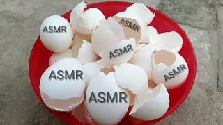 Famous ASMR: Egg Shells Crushing Sounds | Oddly Satisfying Asmr | Tingles,egg shells, cracking sounds Wealth