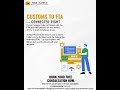 Linking Customs Code with FTA — Don’t Miss This Step 🚨