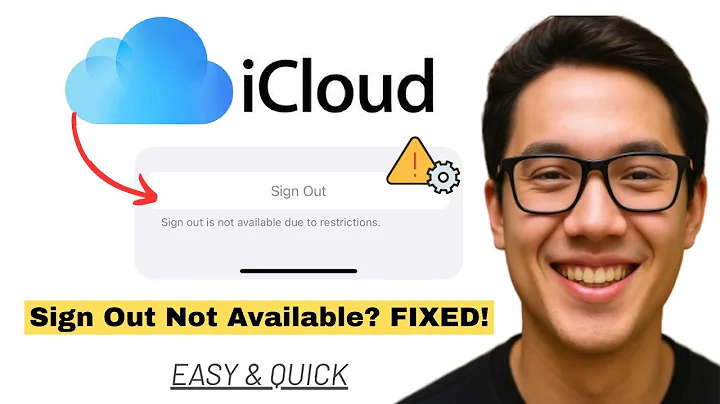 How To Fix iCloud "Sign Out Is Not Available Due To Restrictions" (Solution In Seconds)