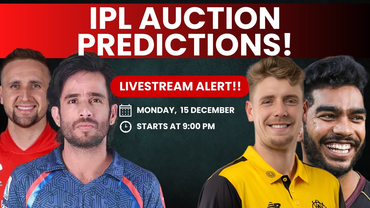 IPL 2026 Auction Predictions! | Messi G.O.A.T Tour EMBARRASSMENT! | Sport Circle Live