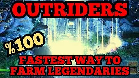 Outriders WORLDSLAYER  FASTEST Way EVER To Farm Legendary Gear Apocalypse Gear