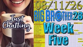 Big Brother 28 Week 5 Stream (08/11/26)
