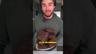 (recipe in description) 97 Calorie High Protein Big and Thick Fudge Brownie