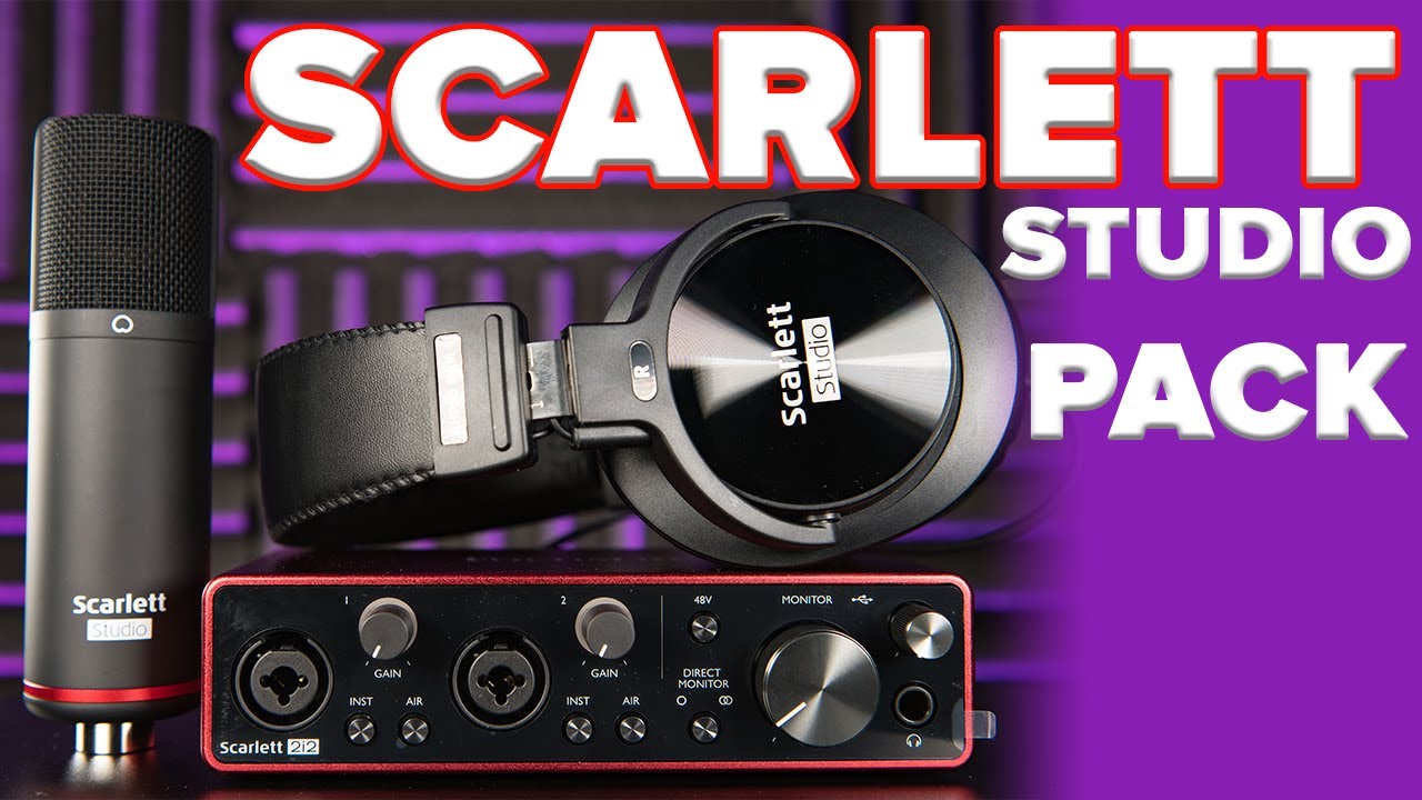 Focusrite Scarlett Solo Studio Pack (Gen 3)