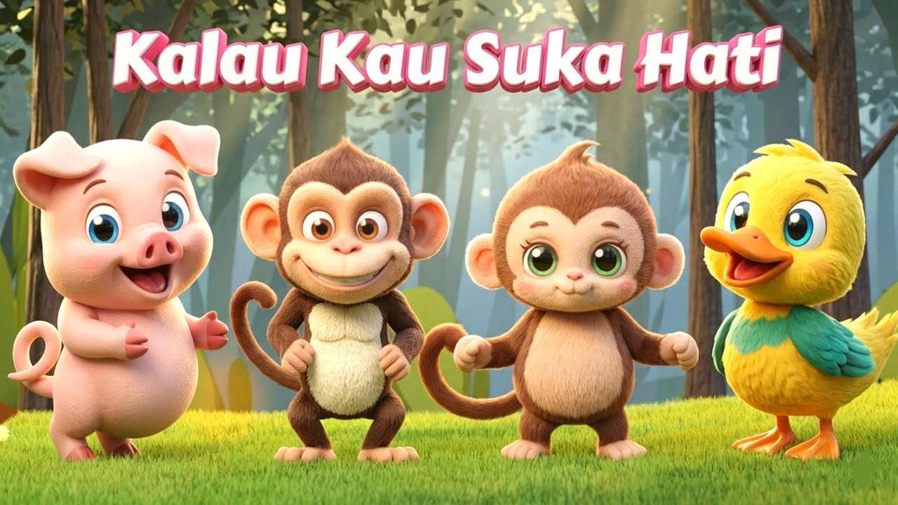 KALAU KAU SUKA HATI ~ Lagu Anak Lucu 