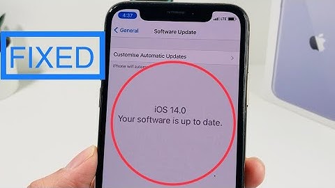 Your software is up to date but no update iOS 15 / 14 / 13 / 12 [FIXED]