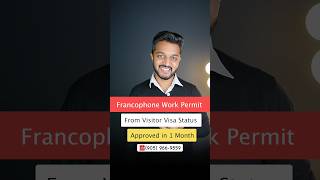 Work Permit Approval Francophone Mobility #sealinkimmigration #workpermit #immigration