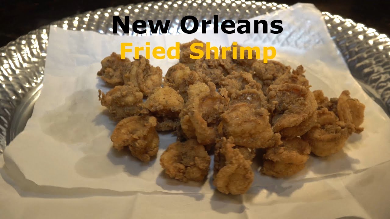 Easy recipe for frying shrimp: | How to fry shrimp with a New Orleans