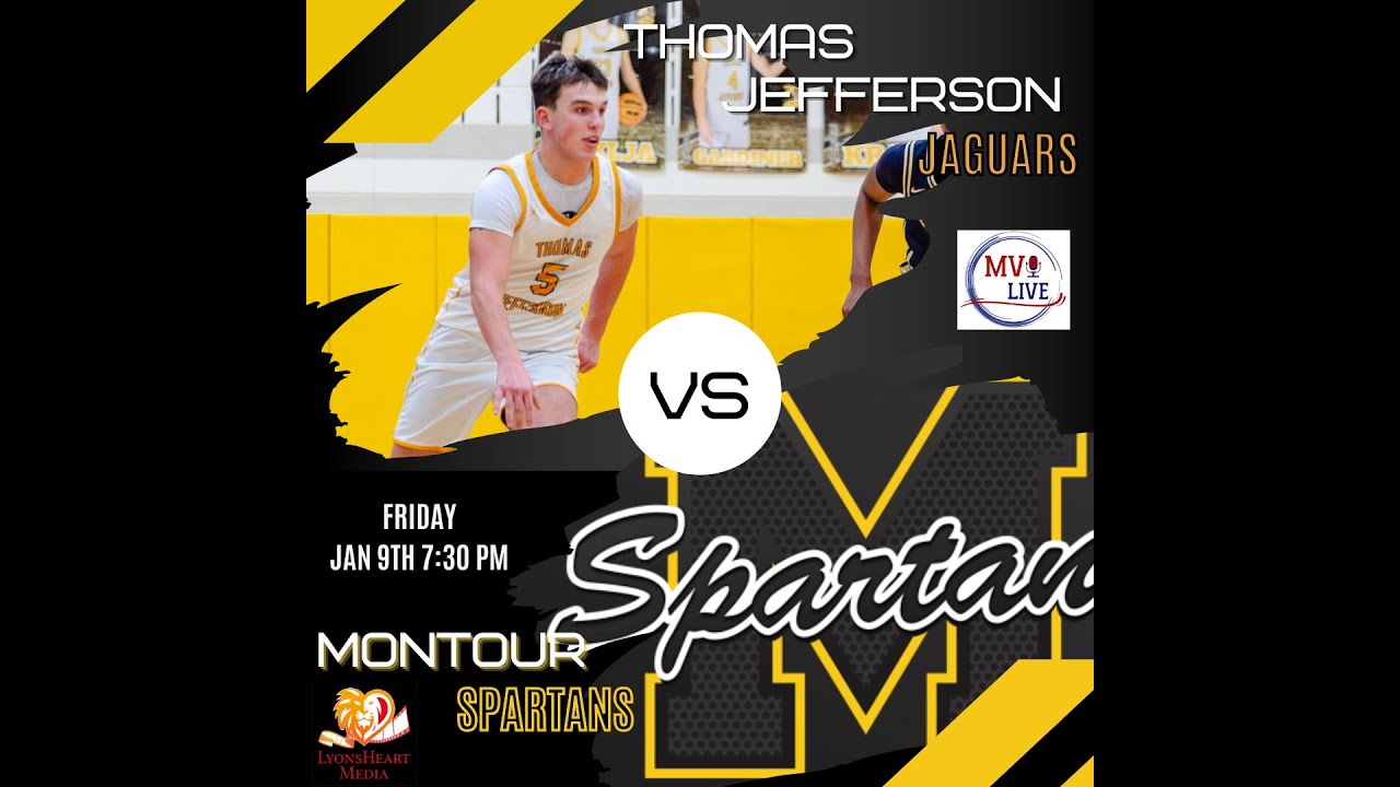 MVI Live | Thomas Jefferson vs Montour | Boys Basketball | 1/9/26