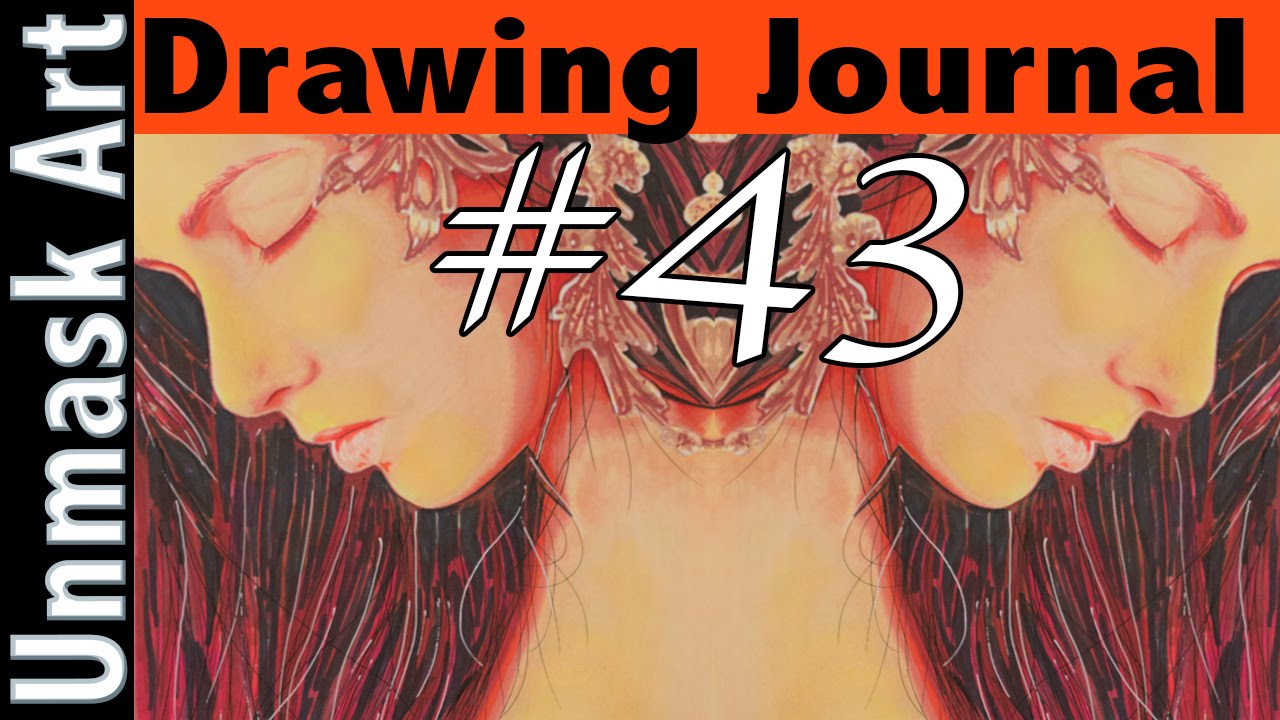 Drawing Journal #43 "Symmetrical Drawing" AFoTW: Milyusia Arts