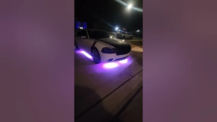 We installed KORJO Car underglow lights on my Charger RT‼️