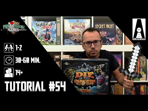 Tutorial #54: come si gioca a Die in the Dungeon (gioco da tavolo prodotto dalla Fundamental Games)