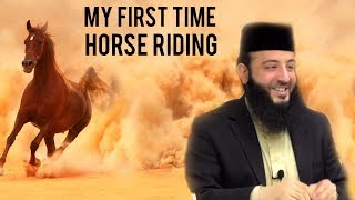My first time horse riding || Ustadh Wahaj Tarin