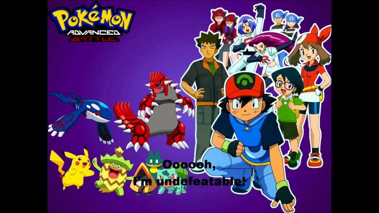 Pokemon Advanced Battle Theme Song Lyrics (FULL) - YouTube