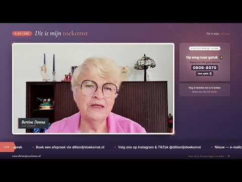 Vrijdag 18 september Bertine Donna in de Hoofduitzending
