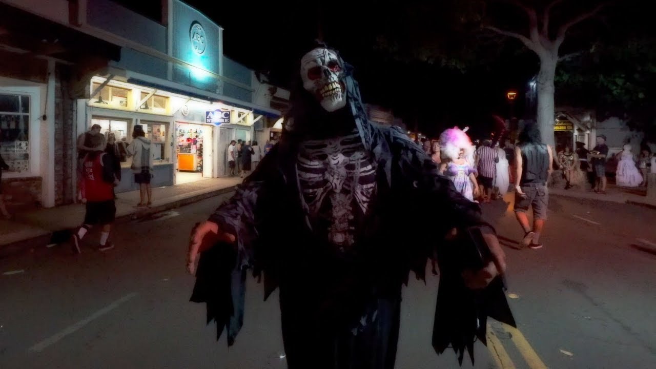 Lahaina Halloween Party 2017 MAUI, HAWAII YouTube
