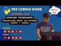 INSERTION SORT IN PYTHON | SORTING TECHNIQUES | DATA STRUCTURES | Python Tutorials For Beginners