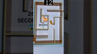 Smart Hamster Escaped the Maze in 26 Seconds! 🐹🏁 #shorts