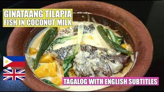 Ginataang Tilapia - Fish Coconut Milk - Tagalog - Pinoy Recipe - Filipino Fish