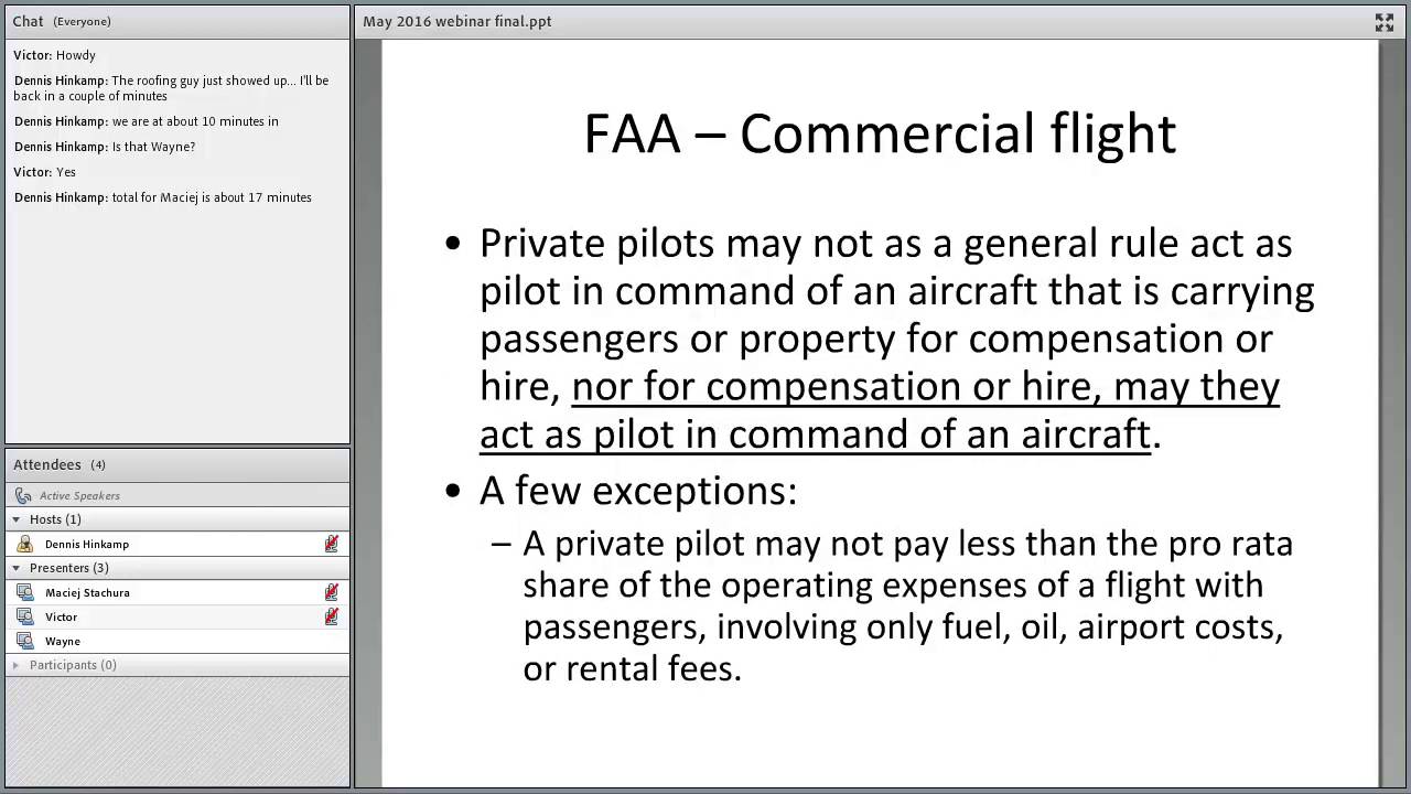 FAA Educational Interpretation Memo (May, 2016)