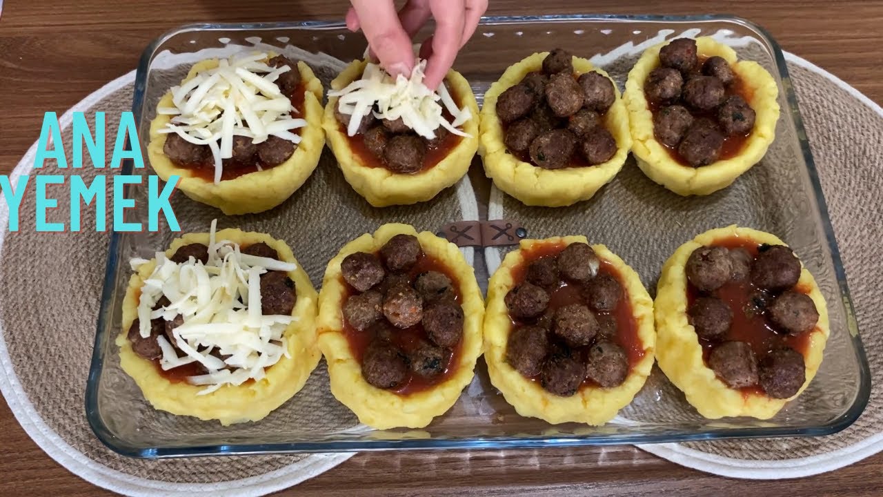 ❗Patates Çanağında Misket Köfte???? Enfes Ana Yemek Tarifi ???? ❗Patates Çanağında Misket Köfte???? Enfes Ana Yemek Tarifi ????