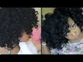 Soft Curls &amp; Fluffy Waves Curling Wand Tutorial on Natural Hair