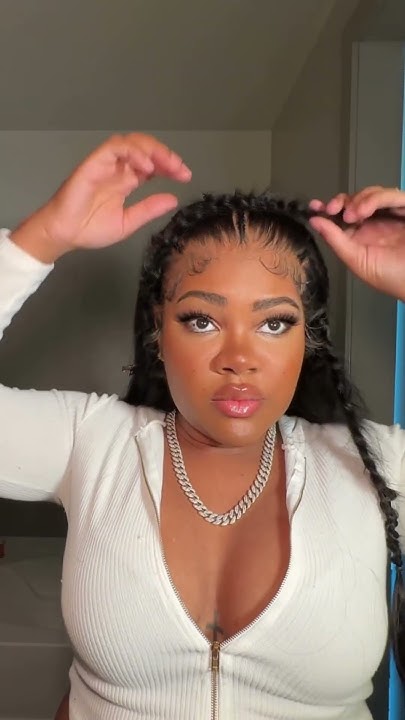  *wig tutorial* double dutch braids style 😍 #alipearlhair #shorts - YouTube