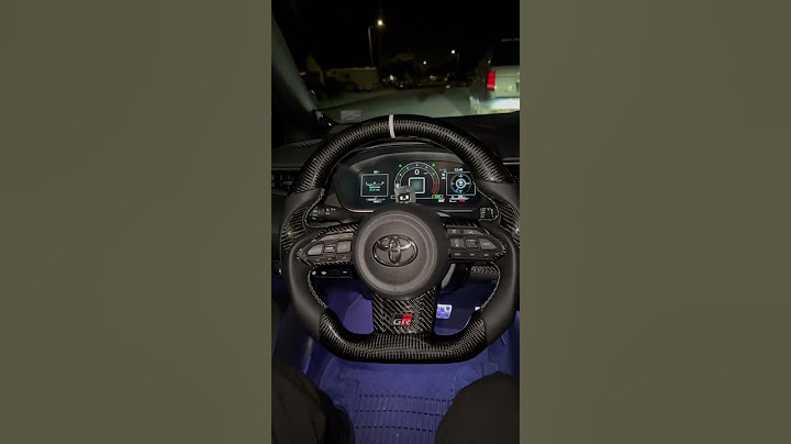 My 2023 GR Corolla gets a new steering wheel! #carbonfiber #custom
