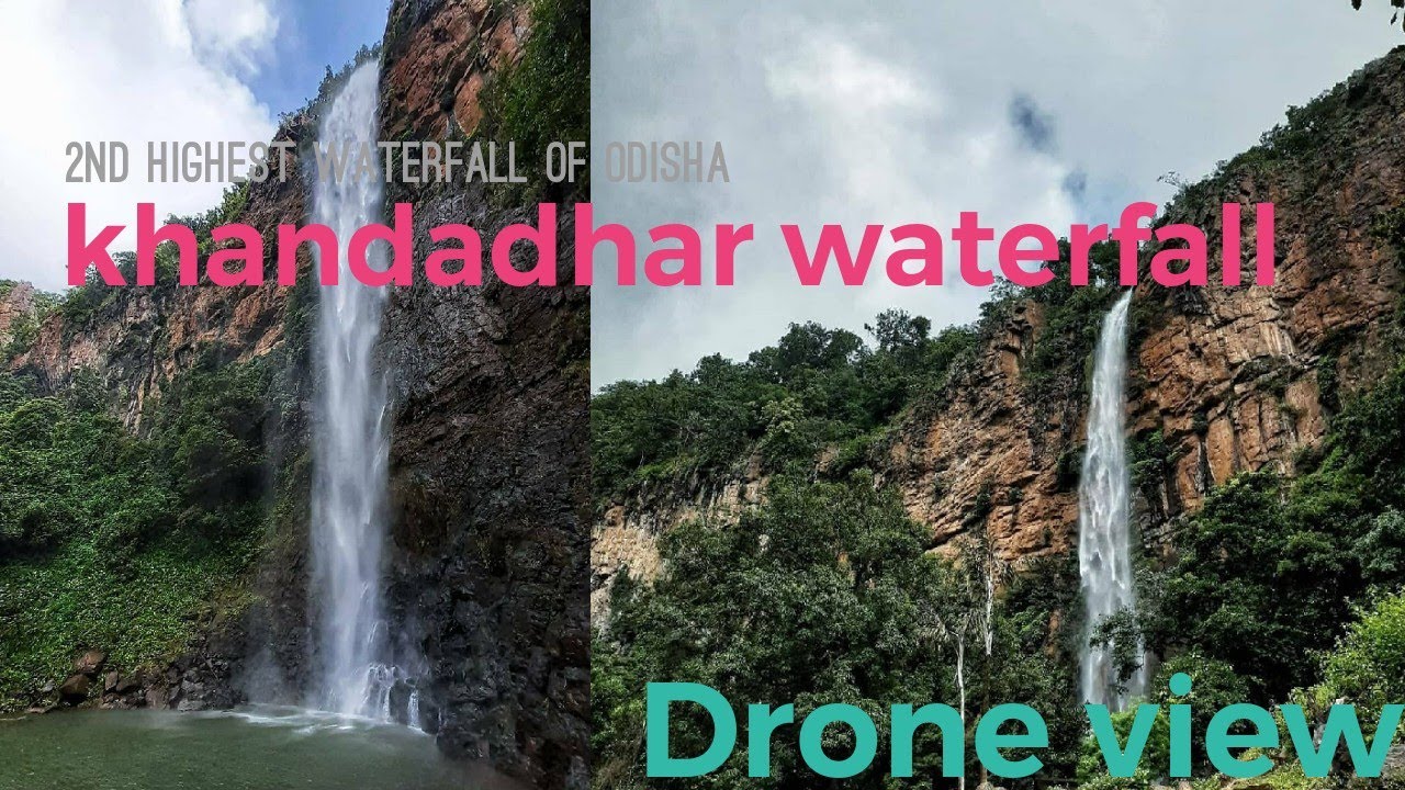 khandadhar Waterfall full Drone view//0disa tourism//Rahul E Vlogs