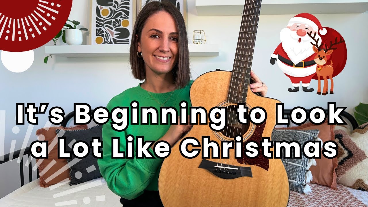 It's Beginning to Look a Lot Like Christmas - Guitar Lesson Tutorial [Fun and Festive]