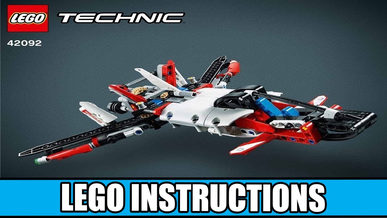 în interior felie ţiglă  LEGO Instructions | Technic | 42092 | Concept Plane - YouTube