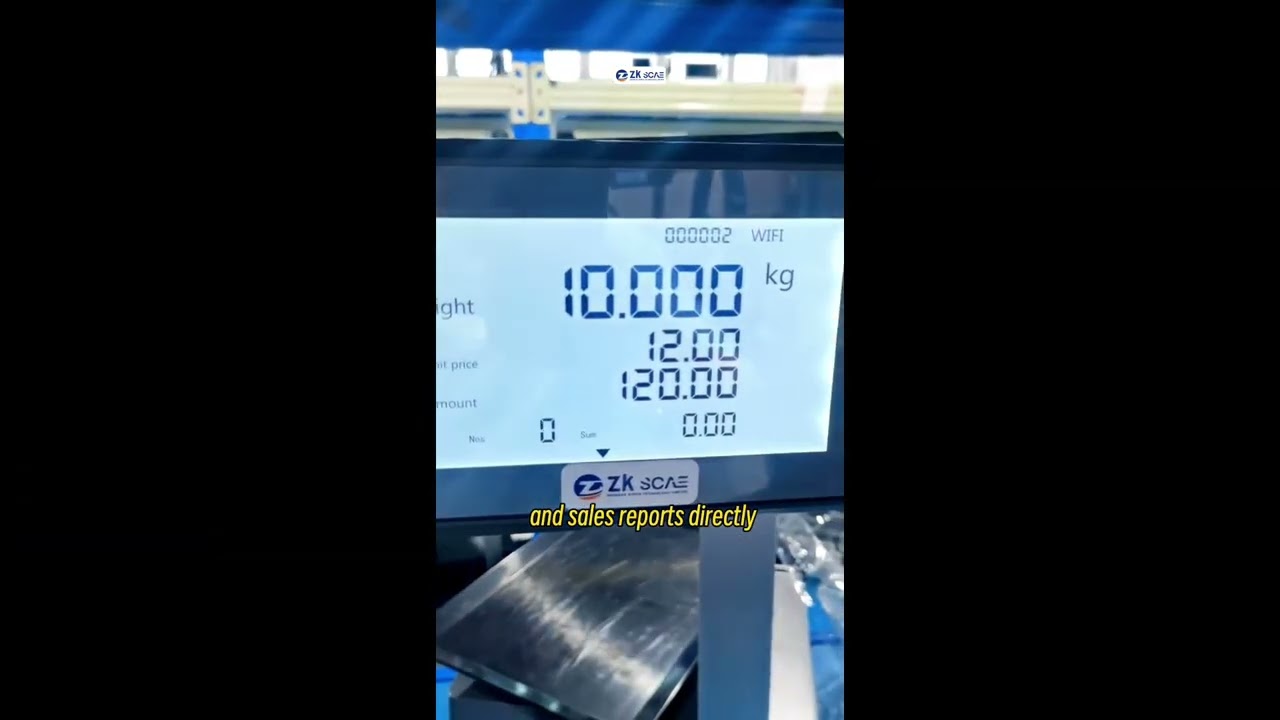 Intelligent retail scale with WiFi and Bluetooth