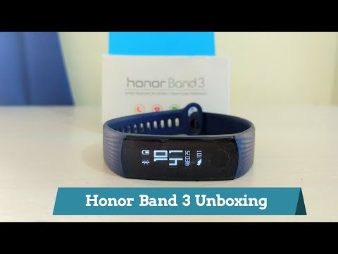 Honor Band 3 Unboxing and Setup on iOS and Android