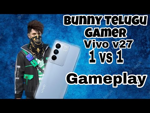 Vivo v27 free fire gameplay||Bunny Telugu Gamer|| subscribe to my channel|| #freefire #trending