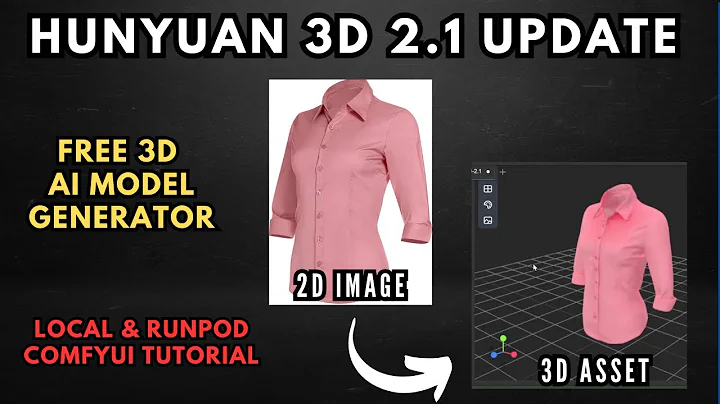 Create Next Gen 3D AI Models with Hunyuan 3D 2.1- Full ComfyUI Tutorial