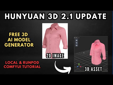 Hunyuan3D 2.1 — Image to 3D preview