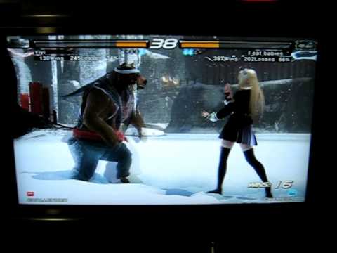 Tekken 6 - Lili (Yiyi) Versus Kuma (I eat babies')