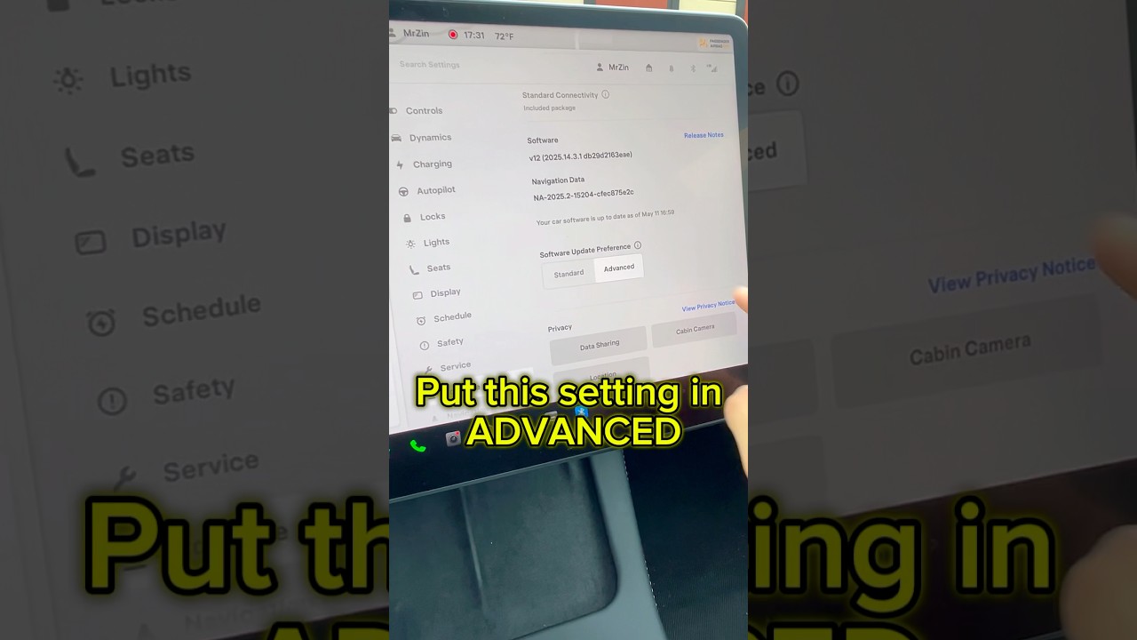 Turn this setting to get the latest software updates in your Tesla ASAP 