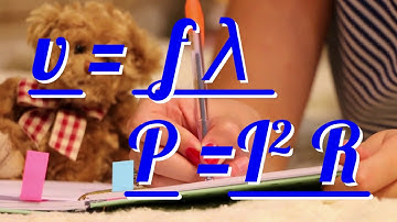 Equations 07; v = fλ & P = I²R - GCSE IGCSE 9-1 Physics - Science - Succeed In Your GCSE and IGCSE