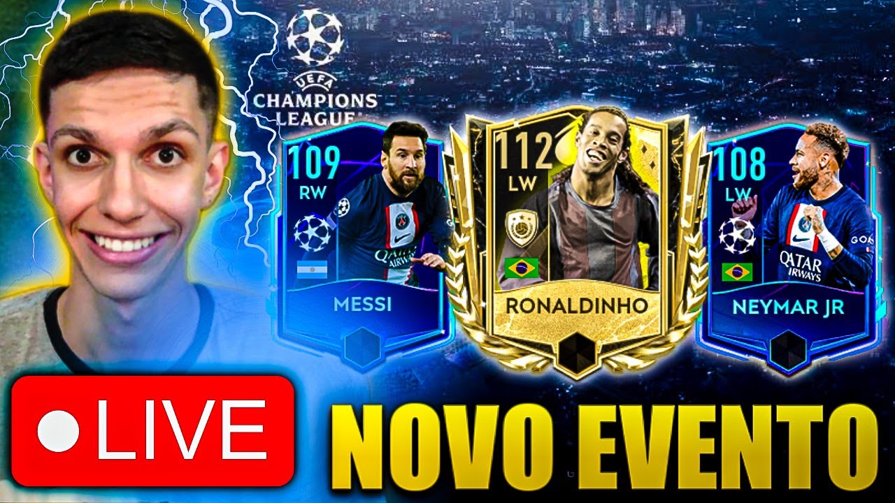 É HOJE!!!🔴 CONFERINDO TUDO DO NOVO EVENTO CHAMPIONS LEAGUE🔥AO VIVO FIFA  MOBILE 23 