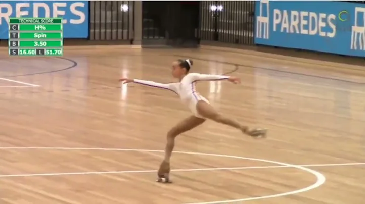 MADALENA COSTA - 1st place - Long Program -  World Skate - Paredes 2022