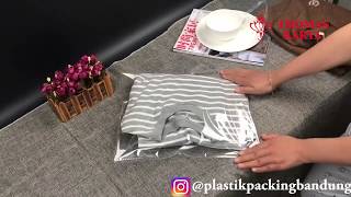 Plastik OPP TEBAL 30.1x40 cm - LEM - DOUBLE SEAL - Plastik Baju Double Press - Plastik Kemasan Baju - Plastik OPP Garment - Packing Kaos