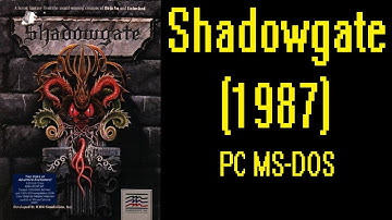 ShadowGate (1987) - DOS Gameplay Video - PC MS-DOS